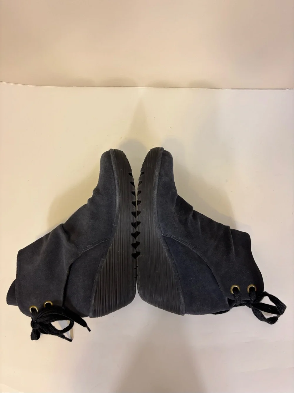 Fly London Wedge Ankle Bootie in Dark Gray - Women’s 39 = 8-8.5